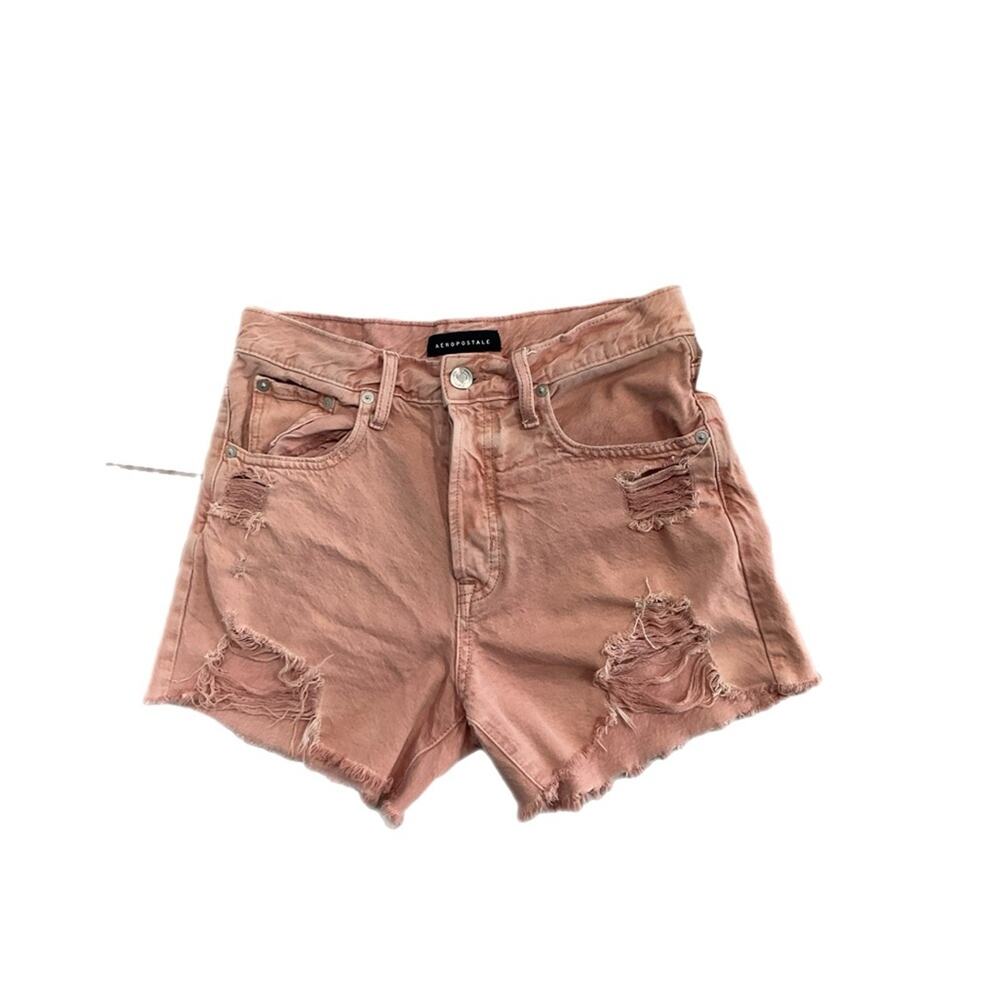 Aeropostale Women's Pink Mini Shorts